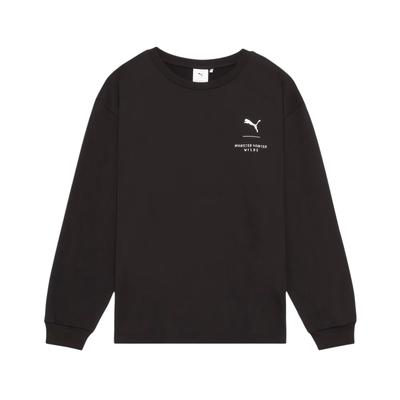 Puma X Monster Hunter Wilds Collaboration Drycell Loose Fit Sports Crew Neck Quick Dry Long Sleeve T-Shirt Unisex Tops 636485-01