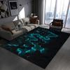 Geometric Visual Rug - Stain-Resistant, Easy-Clean, Water-Absorbing, Non-Slip Mat for Living Room & E-Sports Room.