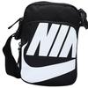 Nike Heritage Polyester Cycling Bag, Shoulder Bag, Crossbody Bag Unisex Black Casual BA6344-010