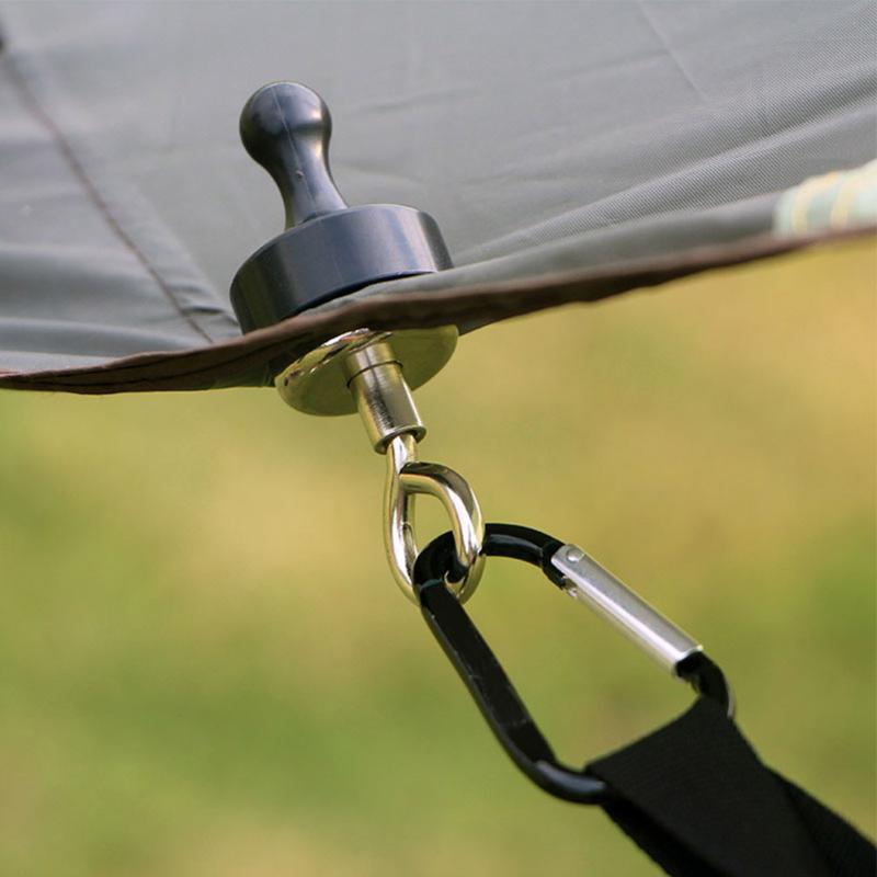 Camping Magnetic Hook Strong Suction Separable Outdoor Tent Canopy Carabiner Magnet Hanger Hiking Camping Accessories