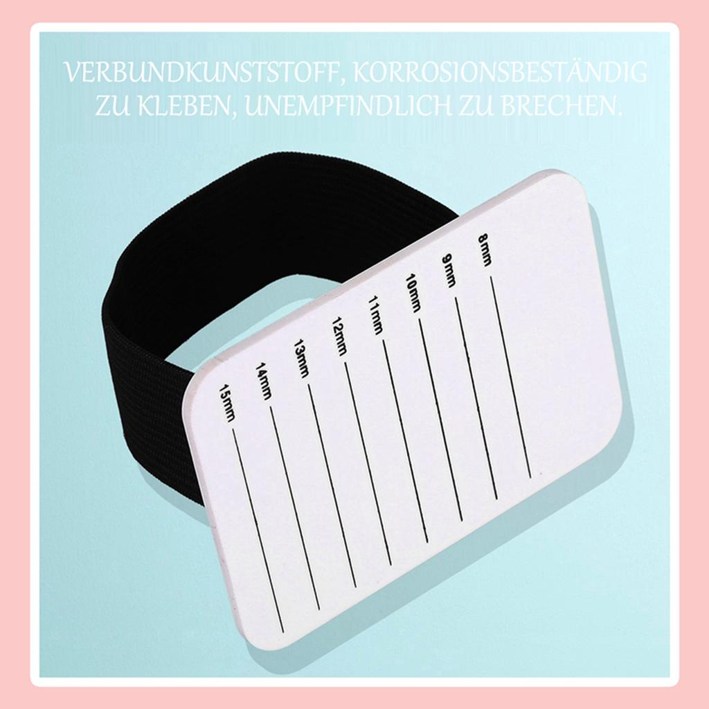 8-15mm Makeup Eyelash Tray Strip Stand Eyelash Extension Hand Plate Lashes Grafting Holder
