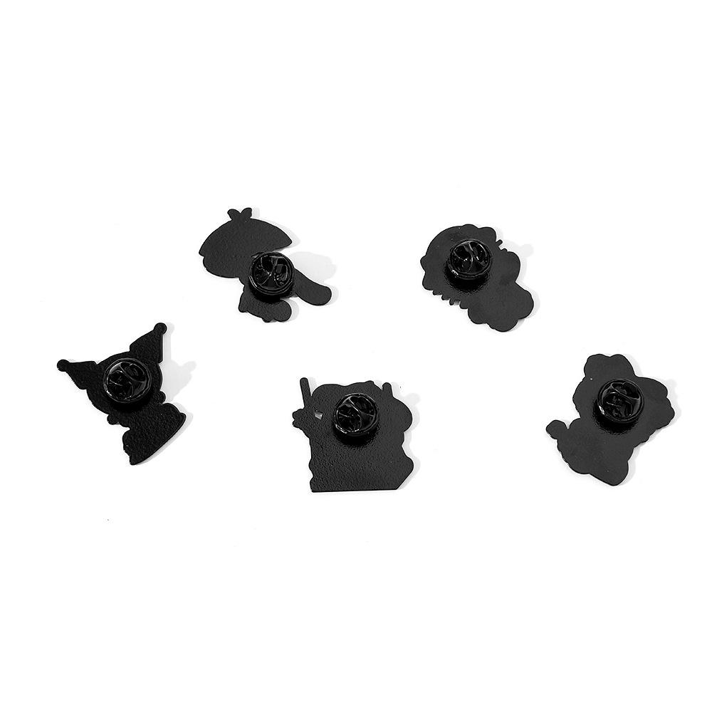 Japanese cartoon cute pudding dog Kulomi big-eared dog metal badge Sanrio kt cat alloy brooch