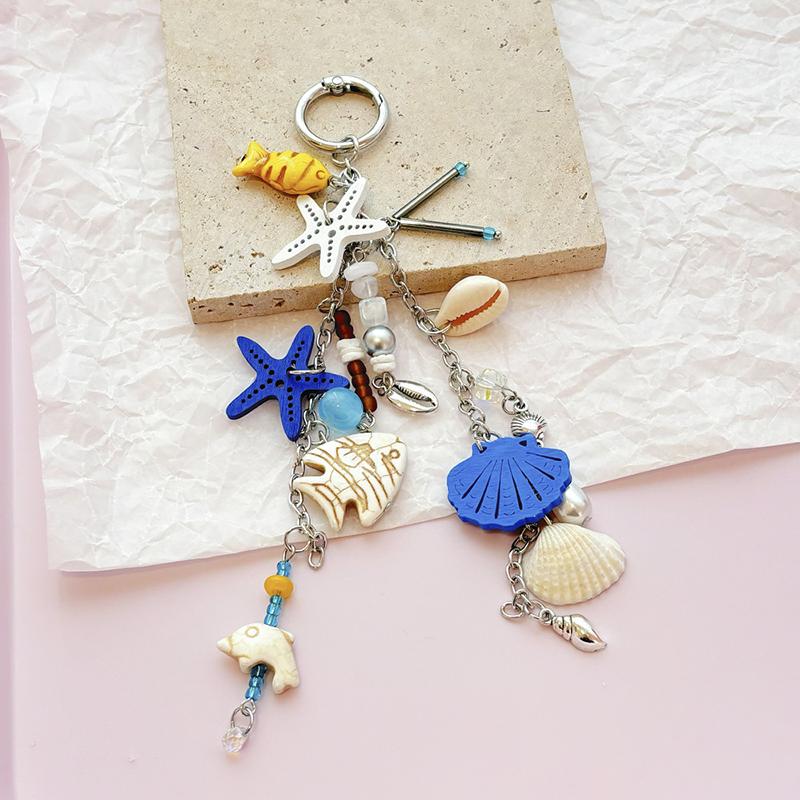 Yogodlns Starfish Sea Star Mini Backpack Hanging Handbag Pendant Bag Pendant Bags Accessories