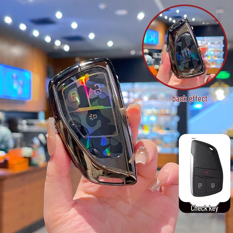 High-End Full-Coverage Metal Key Fob Case for Buick Envision Plus, Envision S/GS, and LaCrosse Cars