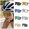 New Oversized Mirror Cycling Sunglasses Men Women Brand Designer Sun Glasses Outdoor Sports Driving Fishing UV400 Goggles