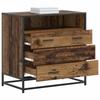 Drawer Cabinet 3 Drawer Reclaimed Wood 70 x 41 x 70 cm