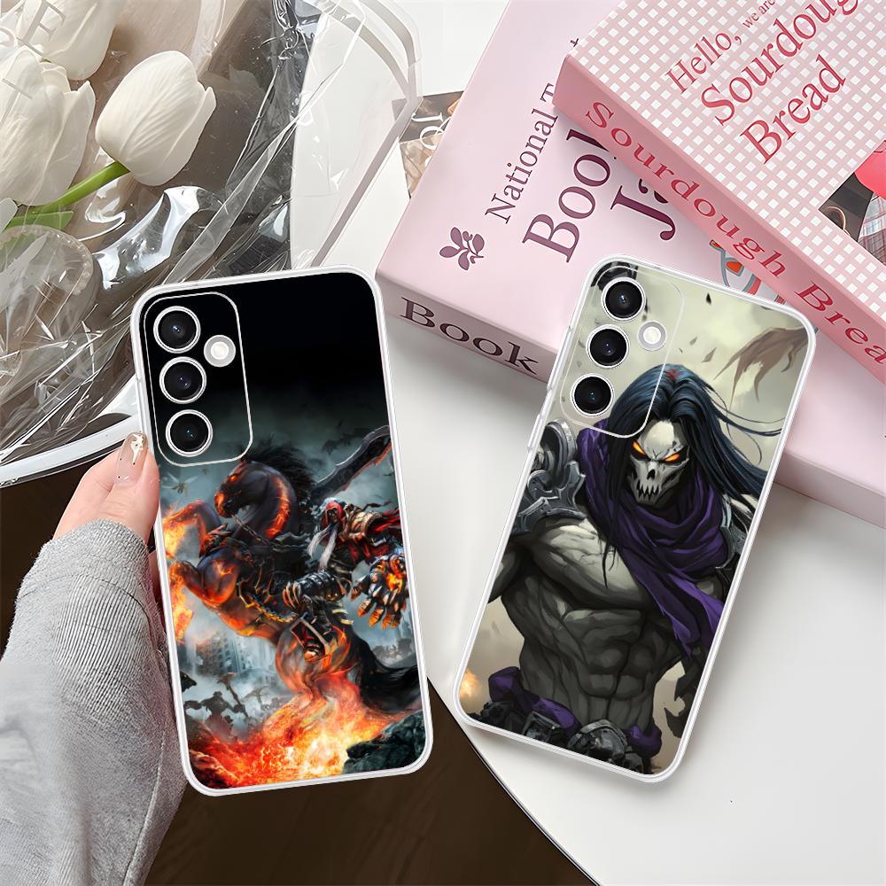 Game Darksiders Mobile Phone Case for Samsung Galaxy S25 S24 S23 S22 S21Plus FE Ultra Clear Colorful Cover Luxury Cellphones