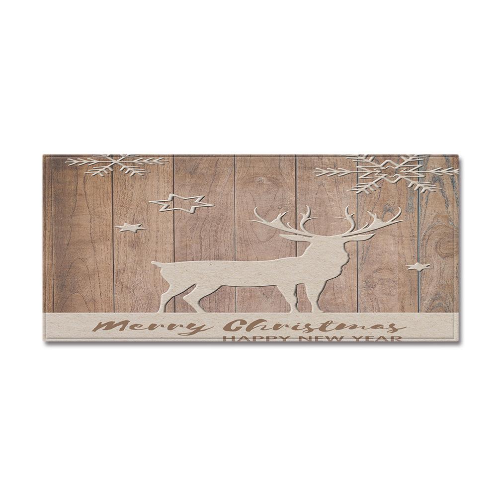 Christmas Kitchen Sand Carpet Doormat Long Floor Mat