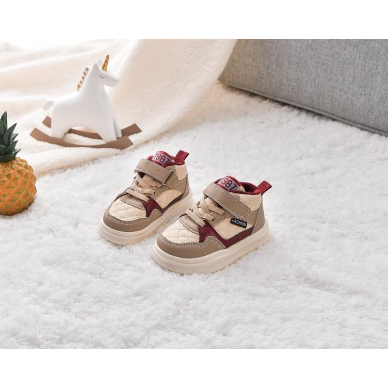 

Winter New Arrivals Children s Sneakers & Fleece-Lined Shoes, Girls Mid-Top Fleece-Lined Casual Shoes, Baby & Boys Warm Boots with Light Insulation. 31 бордовий