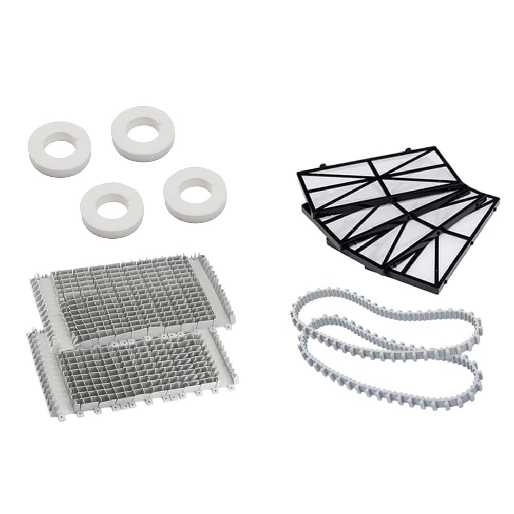 Replacement Brush Kit As Shown Robotic Pool Cleaner Parts Easy Installation Design Fine And Ultra-Fine Filtration