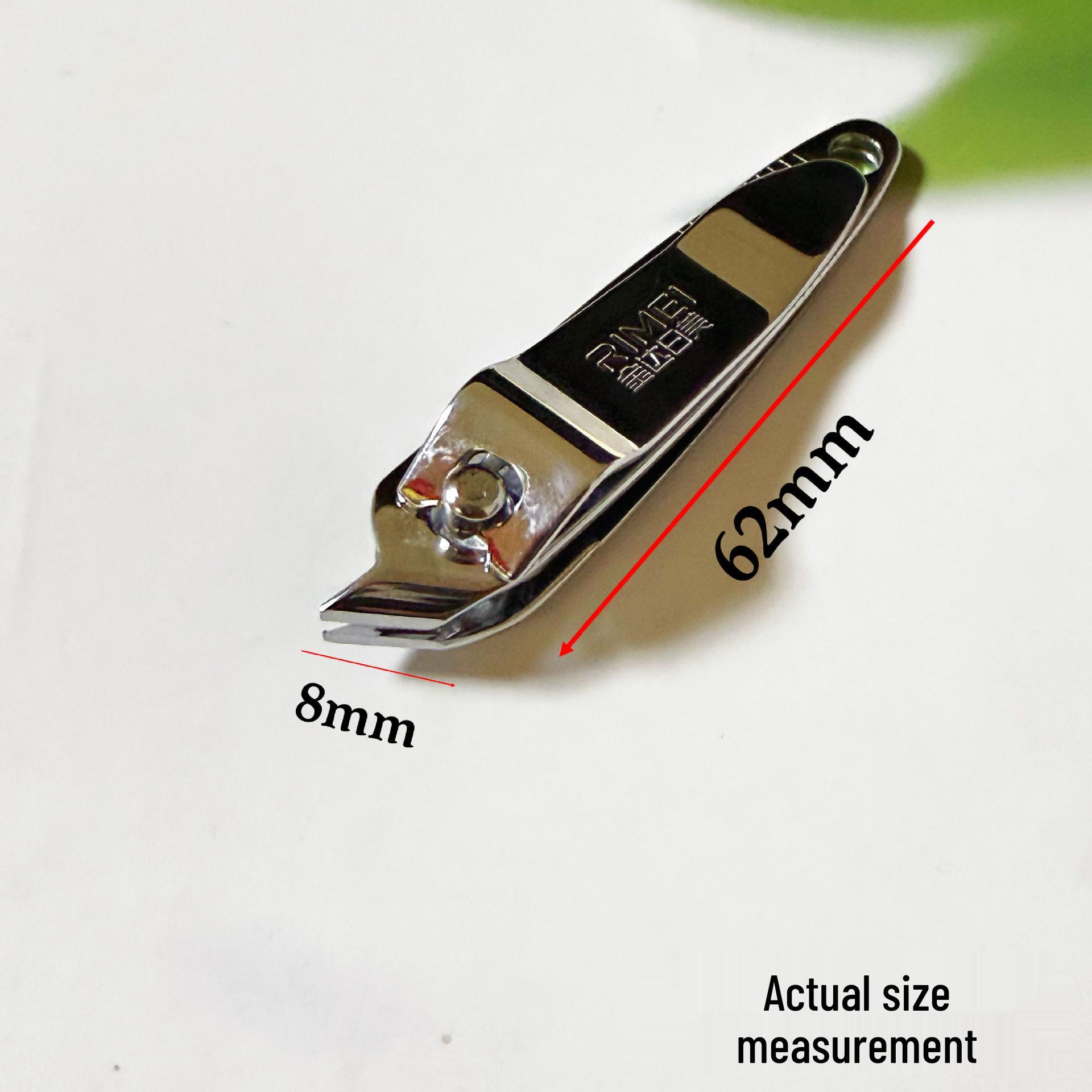 Jindari Mei A6548 Gradient Color Large Flat Edge Carbon Steel Nail Clippers
