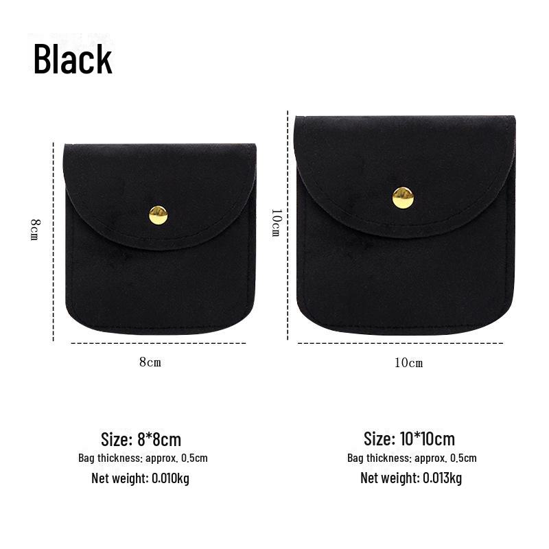 Einfache Samt-Schmuckaufbewahrungstasche für Armbänder und Ringe