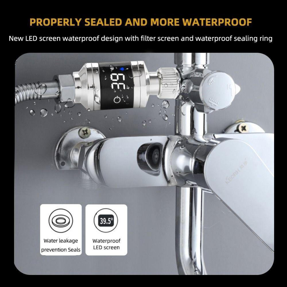 LED Digital  Display Shower Water Thermometer High-precision Faucets Water Thermometer  Bathroom