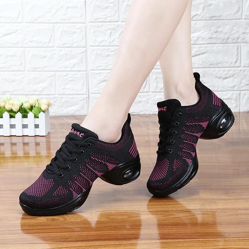 Jazz Dance sports Shoes For Women's Dance Sneakers Lightweight Breathable Woman Dancing Shoes
