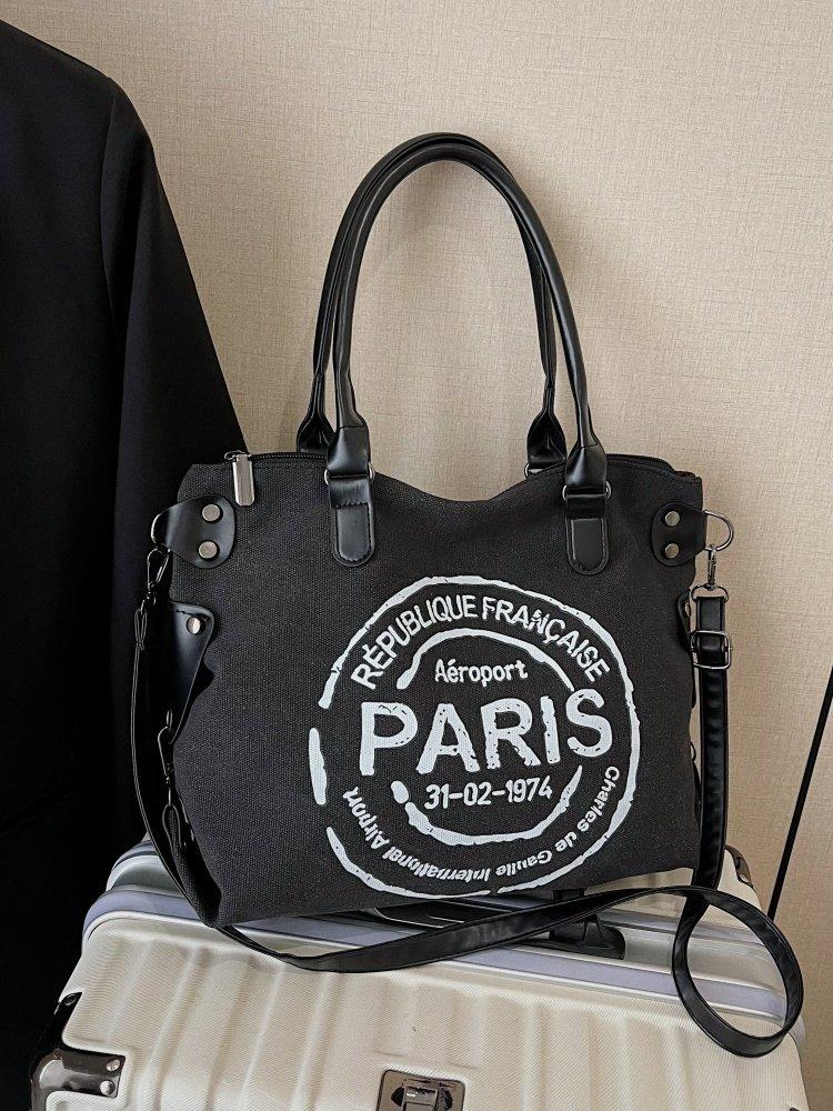 Casual Schoolbag for Women, Stylish Tote Bag, Large Capacity for Commuting, Crossbody Bag