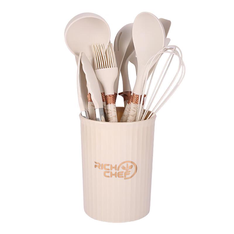 ZISIZ Silicone Kitchen Utensil Set