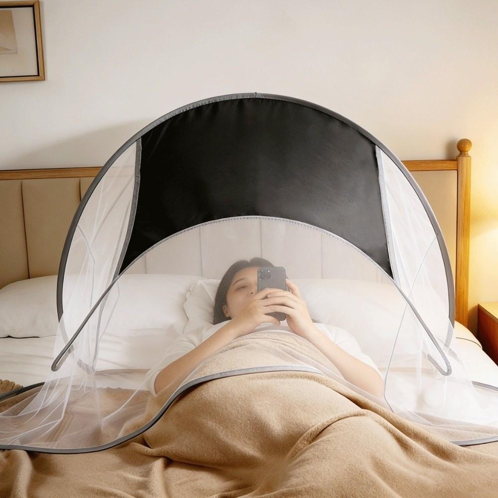 Folding Face Head Mosquito Net High-Density Mesh Face Mosquito Protection Cover Office