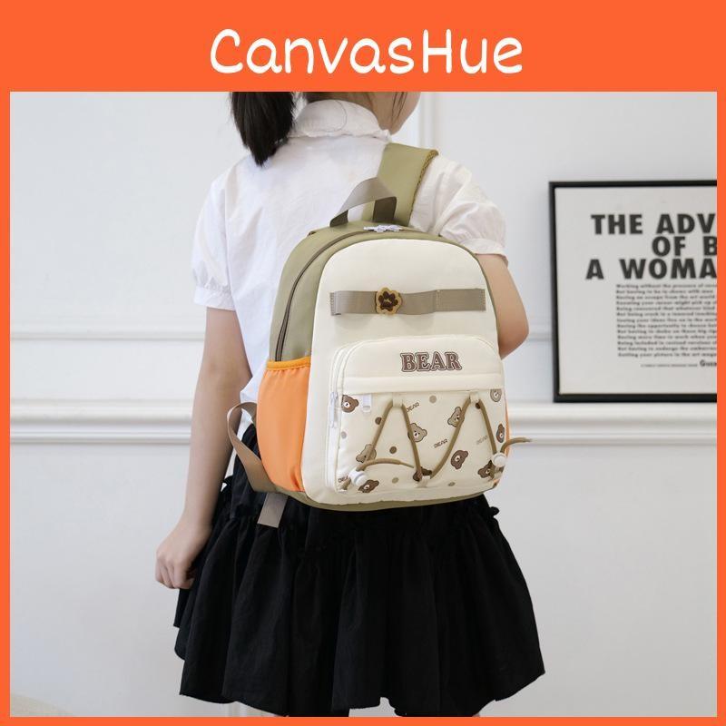 Versatile And Lightweight Cartoon Kids Backpack With Cute Bear Motif Perfect For School In Multiple Colors