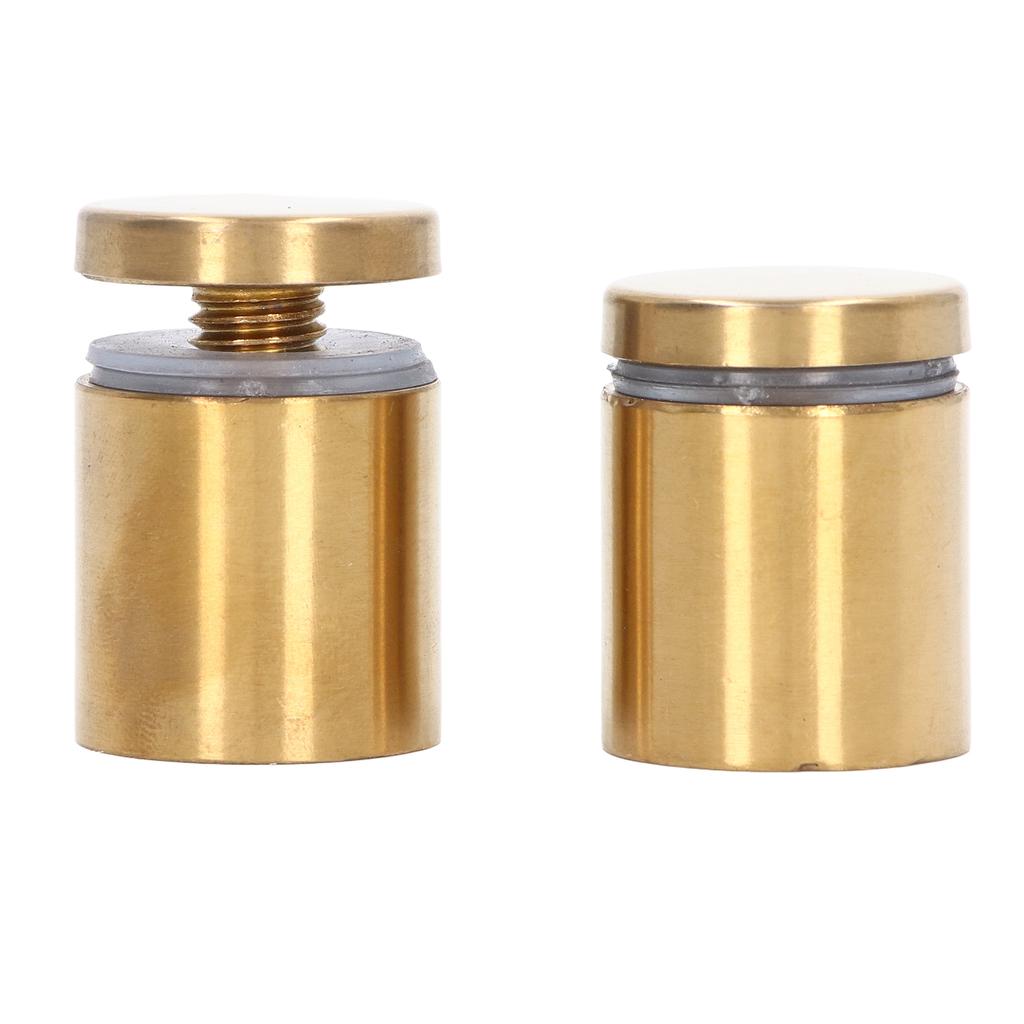 12Pcs Standoff Screws Stainless Steel Wall Mount Advertising Holder Nail Fixing Pin 25x30mm