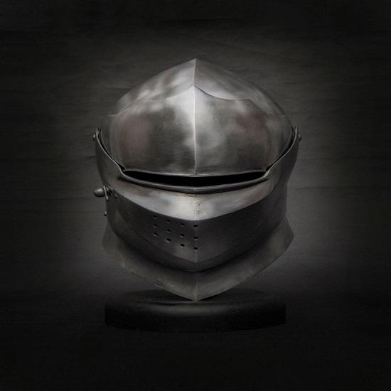 16th Century Close Helmet Sparrow's Beak Visor  Knight Armor SCA LARP