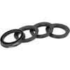 4pcs Plastic 72.6mm OD To 54.1mm ID Car Hub Centric Rings Wheel Bore Center S