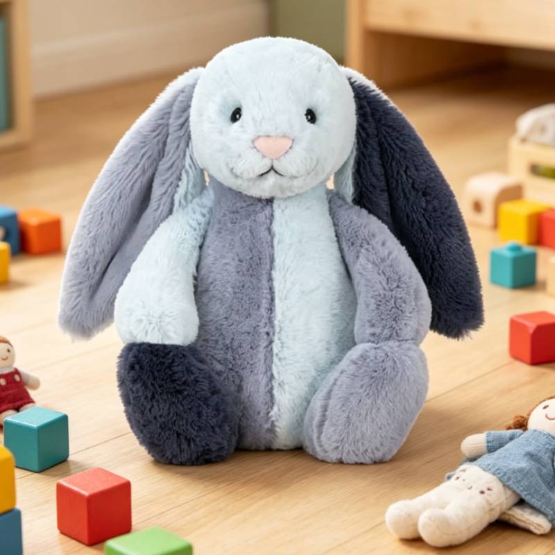 Peluche da Collezione Coniglio con Cotone PP per Bambini e Collezionisti