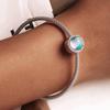 BAMOER Vintage 925 Sterling Silver Round Gorgeous Charm Pendant Fit DIY Making Bracelet Women Statement Jewelry Party Gift