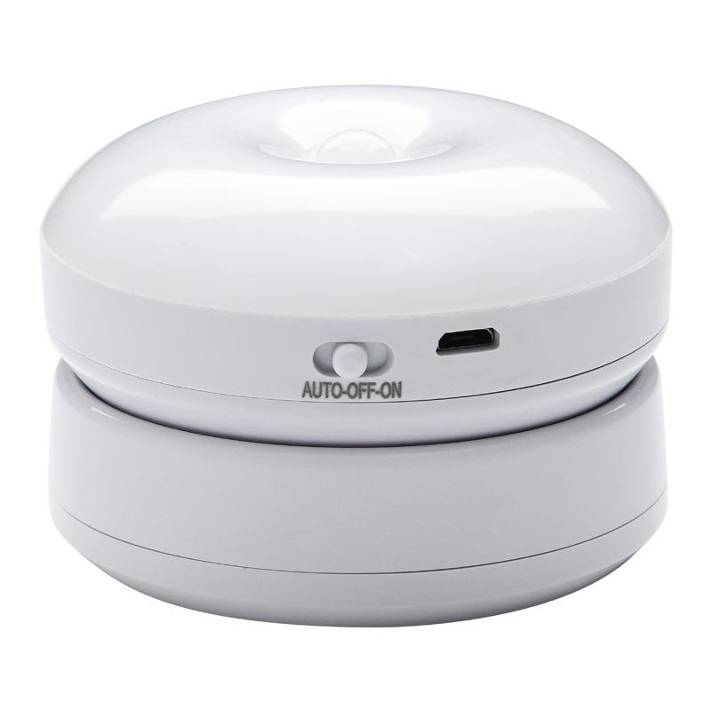 Rechargeable Motion Sensor Night Light 360° Rotatable Magnetic LED Lamp Auto On/Off Cordless Lighting for Stairs Closet Bedside