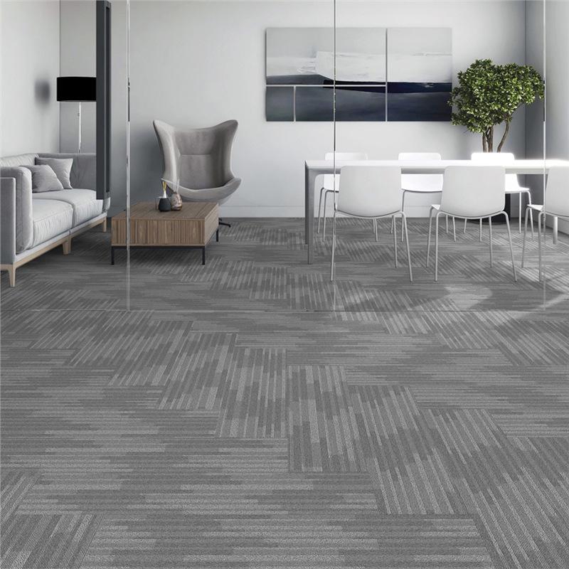 Thickened Commercial Office Carpet Tiles for Large Area Flooring
