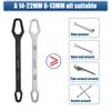 8-24mm Universal Torx Wrench Board Adjustable Double-head Torx Spanner Self-tightening Glasses Wrench Multi-purpose Hand Tools