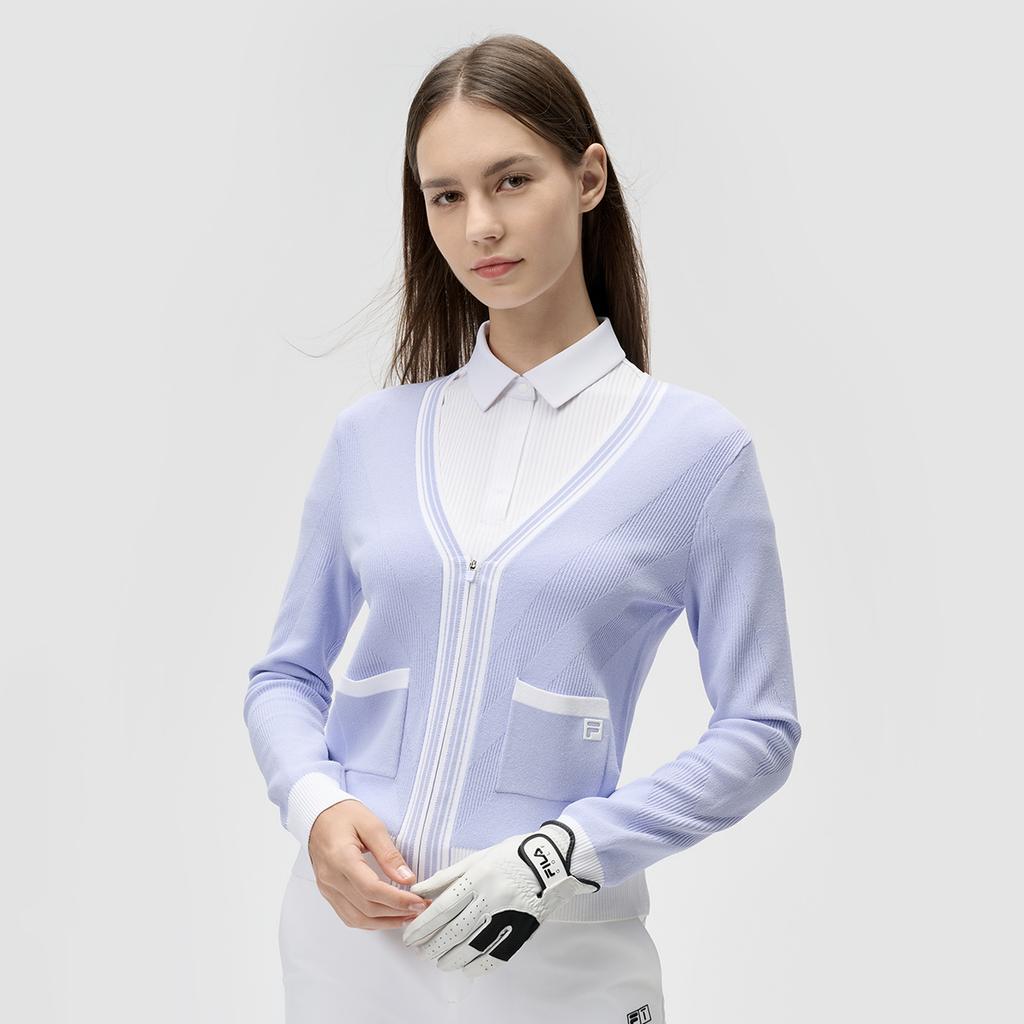 New FILA Knitwear Women's Konjac Purple A11W435405FPR