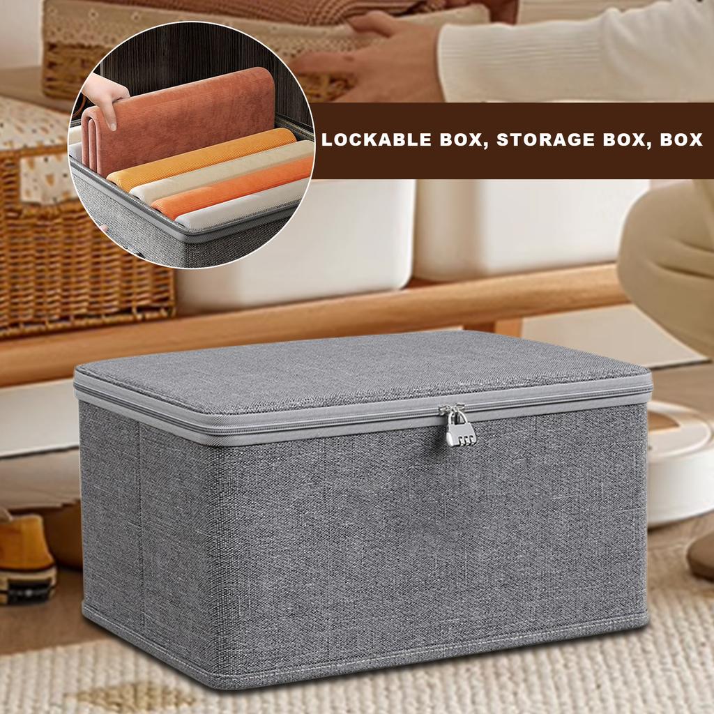 Lockable box Clothes Organizer With Password Lock Pants Sweater Layered Storage Cabinets Jeans Privacy Storage Organizers
