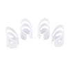 4Pcs Plastic DIY Finger Picks Protector Accessory for Guitar Bass Ukulele Mandolin