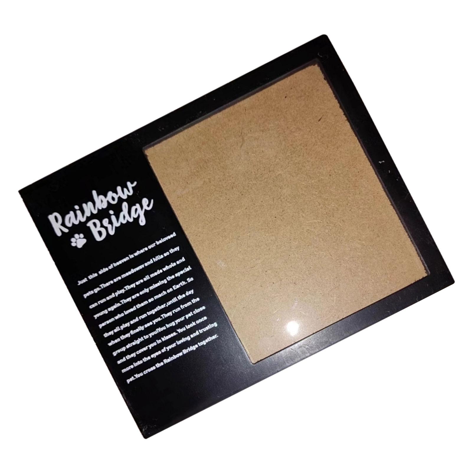 

Фоторамка в память о питомце для собак и кошек, памятные сувениры, деревянная фоторамка, подарок на потерю питомца, украшение дома B