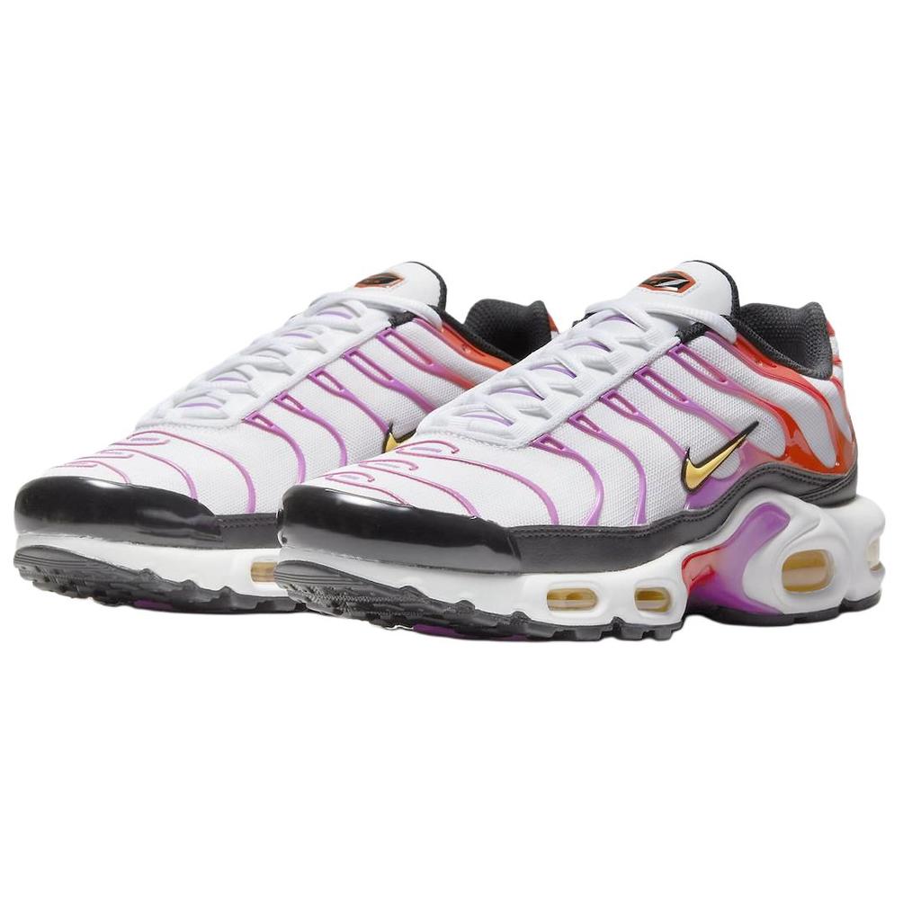 Nike  Air Max Plus Fuchsia Picante Gradient Women Sneakers White Black Picante-Red DZ3671-100