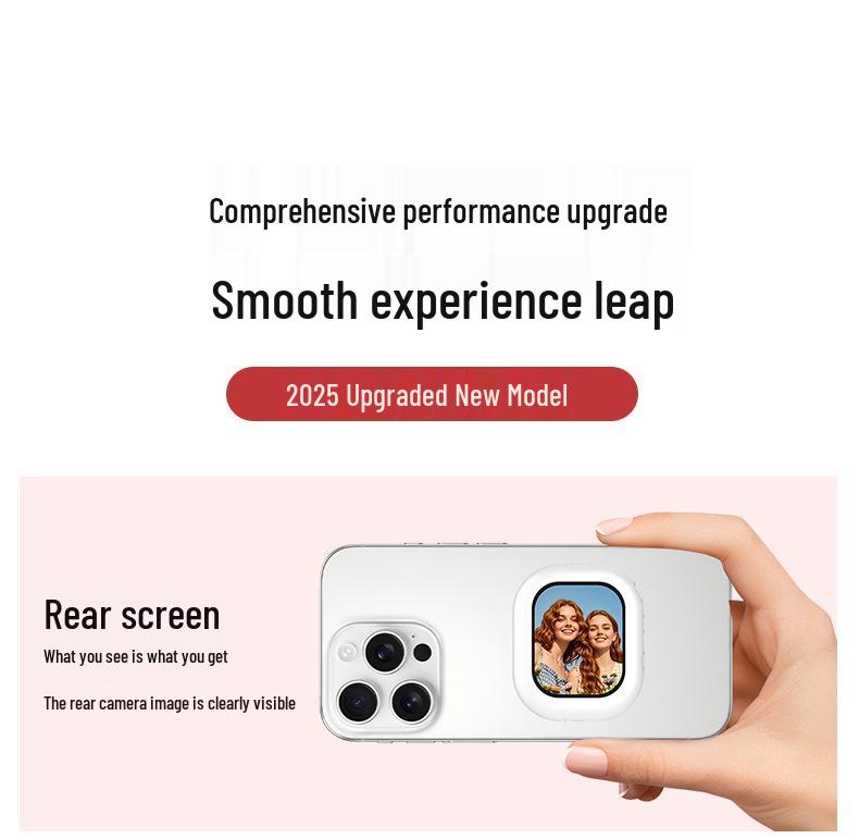 Mini Magnetic Selfie Stick with Remote and Screen Mirroring for Vlogging