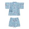 MIKI HOUSE Jinbei Suit Short Dragonfly and Goldfish Made In Perfect for Fireworks Summer Baby Size Blue Set, Sleeves, Design, Japan, Boys', Festivals,