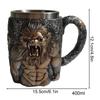 Novelty Coffee Mugs 400ml Resin Raging Ape Home Decoration Dad Coffee Mug For Cold Weather Picnic Fishing Outdoor Water Campfire