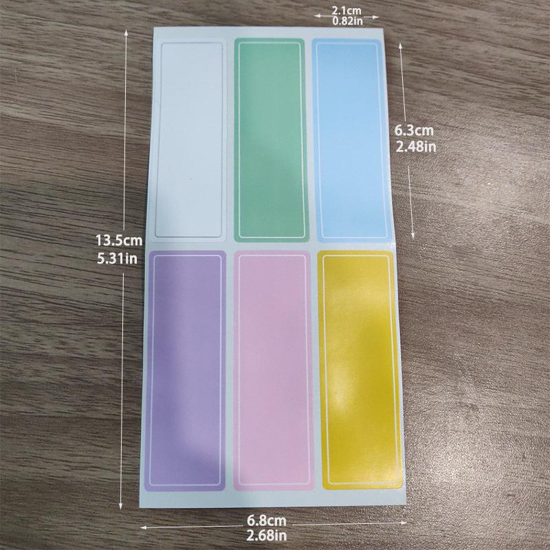 A6 Binder Refill Inserts for Cash Budgeting with Label Stickers