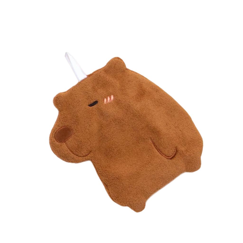 Lovely Animal Pattern Children's Hand Towel Soft Absorbent Polyester Ideal For Home And Car Cleaning