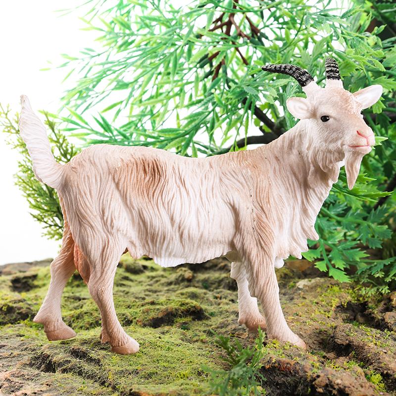 Oenux Zoo World Farm Animal Horse Cow Pig Sheep Goat Donkey Model Action Figures Lion Tiger PVC Educational Cute Kids Toy Gift