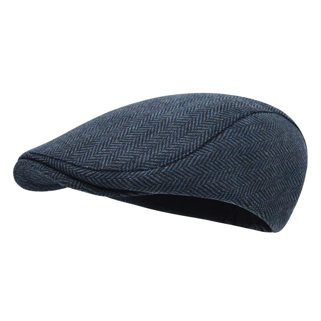 STARANCE Men's Flat Cap Wool Tweed Driving Irish Gatsby Cabbie Golf Vintage Newsboy Hat