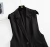Summer Women's Suit Vest Women's Versatile Sleeveless Suit Jacket