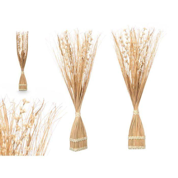 Fleurs décoratives naturelles - Gift Decor - Lot de 4 - 14x100x10 cm - 8x100x18 cm - Naturelles - Décoration intérieure