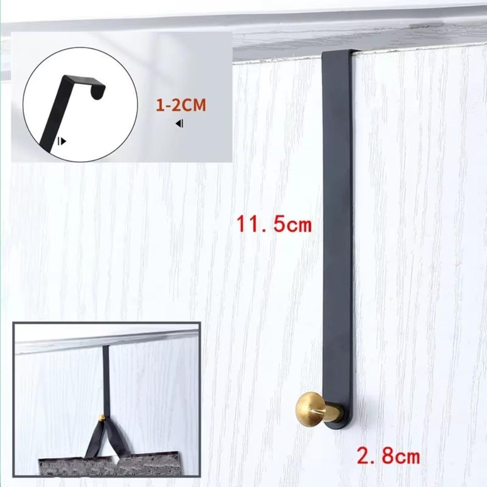 

Stainless Steel Hat Clothes Bag Hanger Hook Holder Cupboard Door Kitchen Cabinet Back Storage Holder Rack Organizer
