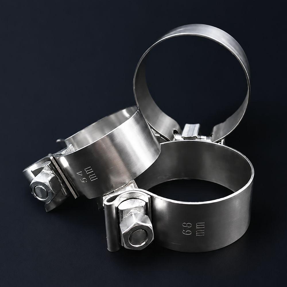 Universal Pipe Connection Hoop 40-76mm Steel Pipe Clamp Strong Hose Clamp