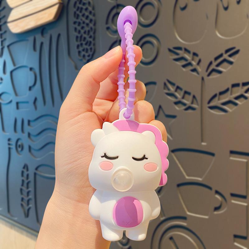 

Panda Cartoon Fun Unicorn Bubble Blower Keychain For Anniversaries Promotions And StyleD