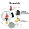 Electric Contact Pressure Gauge with Limit Control