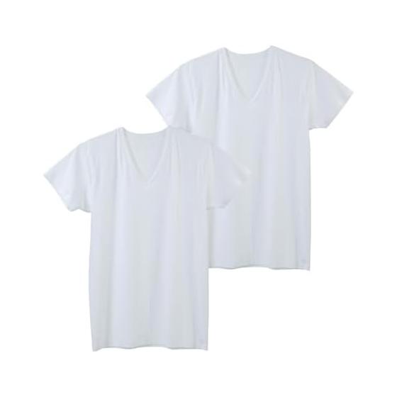 GUNZE Inner Shirt the GUNZE STANDARD V-Neck T-Shirt Set of 2 Men s