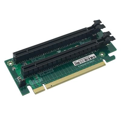 10Gtek PCI-Express 16x Riser Card, 2-Slot 270 Degree R-Angle Riser Adapter Card, 2U Card for E5 Two-Way Server